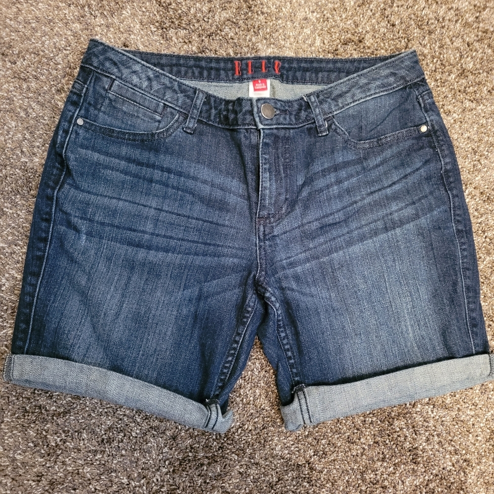 Denim shorts